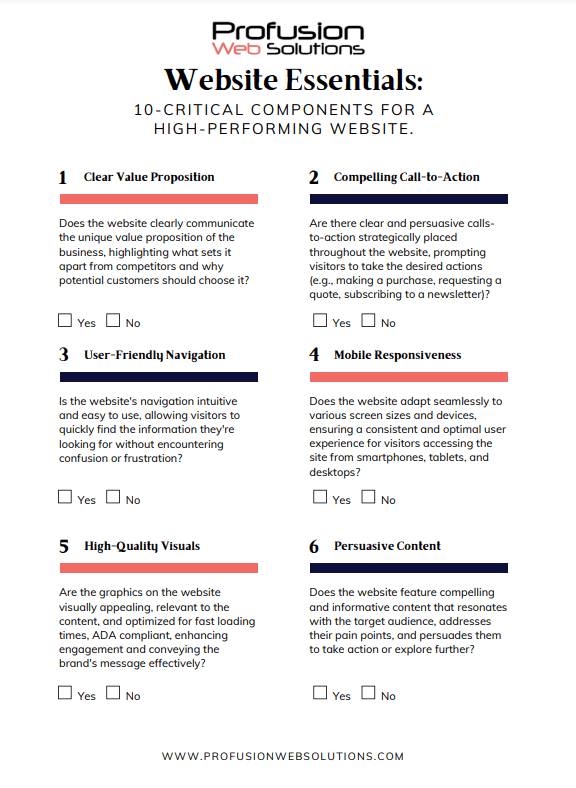 CheckListDownload 10-Critical Components